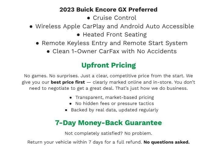 2023 Buick Encore GX AWD 4dr Preferred