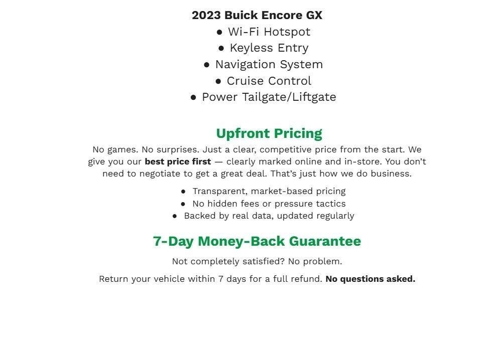 2023 Buick Encore GX FWD 4dr Select