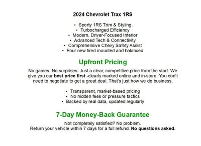 2024 Chevrolet Trax FWD 4dr 1RS