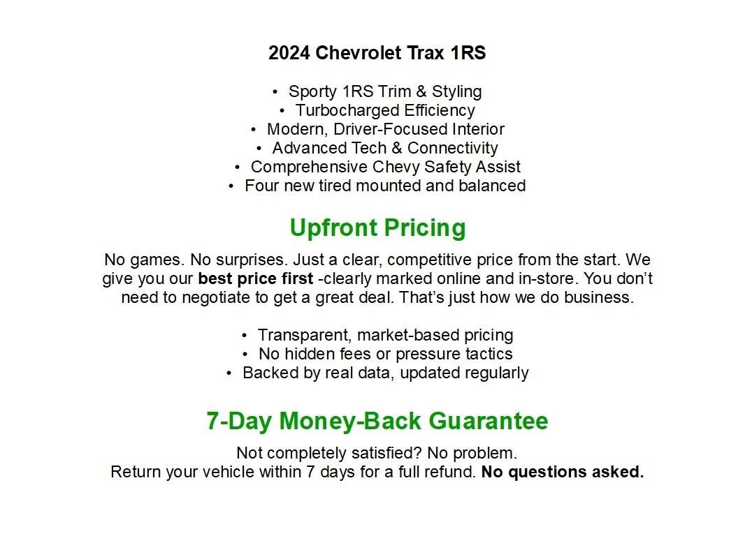 2024 Chevrolet Trax FWD 4dr 1RS