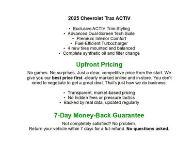 2025 Chevrolet Trax FWD 4dr ACTIV