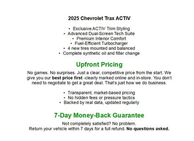 2025 Chevrolet Trax FWD 4dr ACTIV