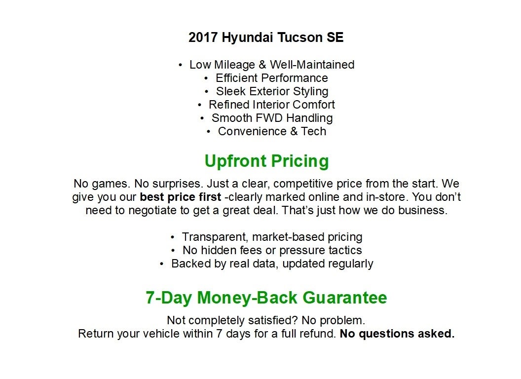 2017 Hyundai Tucson SE FWD