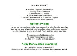 2014 Kia Forte 4dr Sdn Auto EX