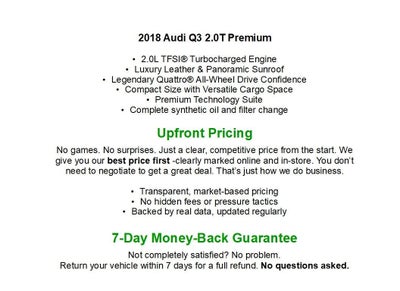 2018 Audi Q3 2.0 TFSI Premium quattro AWD