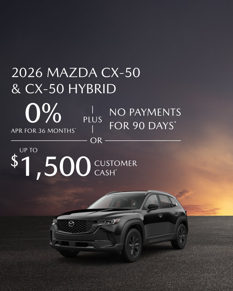 2026 Mazda CX-50 ICE and CX-50 Hybrid