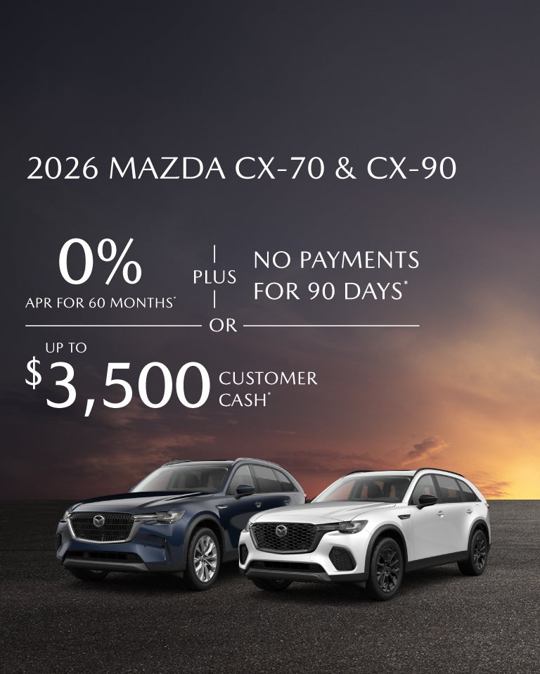 2026 Mazda CX-70 and CX-90